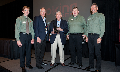 John Elliott receives RefComm Galveston 2016 Coker of the year award